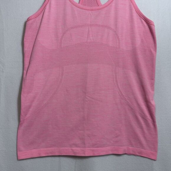 Lululemon Swiftly Tech Racerback Heathered Flash Light Tank Top Size 12 W1960S - Picture 5 of 11